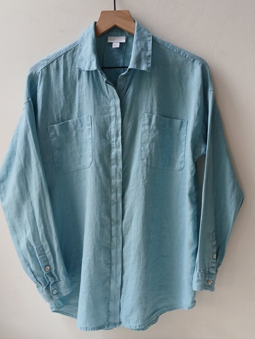 J. Jill Love Linen Button Front Shirt Women's XS